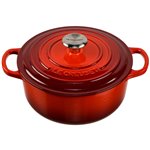 Le Creuset Signature casseruola roton. 20 cm rosso ciliegia