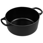 Le Creuset Signature casseruola roton. 24 cm nero