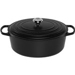 Le Creuset Signature casseruola nero ovale 33 cm