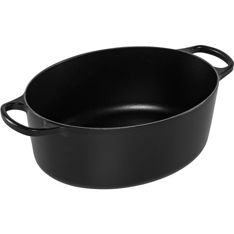 Le Creuset Signature casseruola nero ovale 33 cm