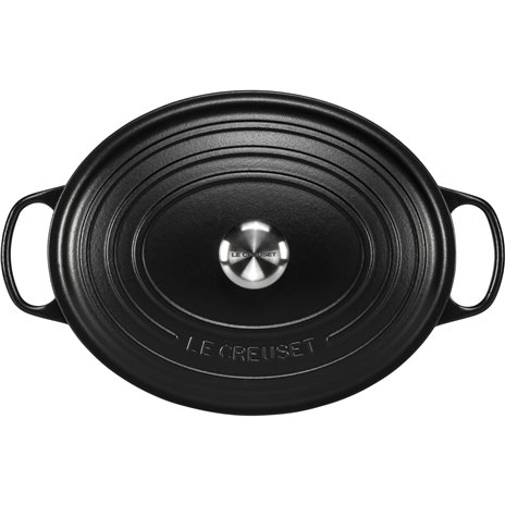 Le Creuset Signature casseruola nero ovale 33 cm