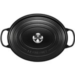 Le Creuset Signature casseruola nero ovale 33 cm