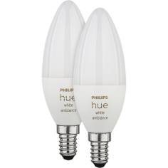Philips Hue LED lampad. E14 kit 2pz. 5,2W 470lm White Ambian
