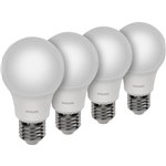 Philips LED lampadina E27 set 4pz 10W (75W) 2700K
