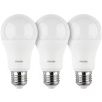 Philips LED lampadina E27 kit 3pz  100W 4000K