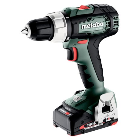 Metabo BS 18 L 2x 2Ah metaBOX trapano avvitatore a batteria