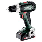 Metabo BS 18 L 2x 2Ah metaBOX trapano avvitatore a batteria