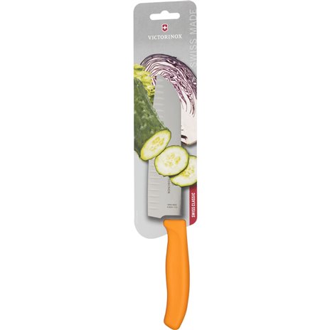Victorinox Swiss Classic coltello santoku 17cm arancione