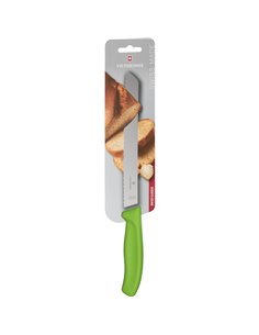Victorinox coltello da pane 21cm verde lama seghettata