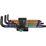 WERA 950 SPKL/9 SM N Multicolor Assortimento di chiavi a L