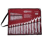 KS Tools serie di chiavi combin. inclinate 21 pz. 517.0043