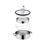 WMF Vitalis sistema cottura vapore coperchio in vetro 28cm