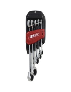 KS Tools DUO GEARplus 5 pz. set chiavi a cricco combinate