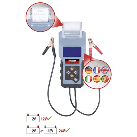 KS Tools 12V   tester per batterie e sistemi di ricarica