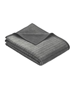 Ibena Jacquard coperta Fano antracite 800, 150x200