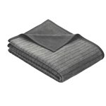 Ibena Jacquard coperta Fano antracite 800, 150x200