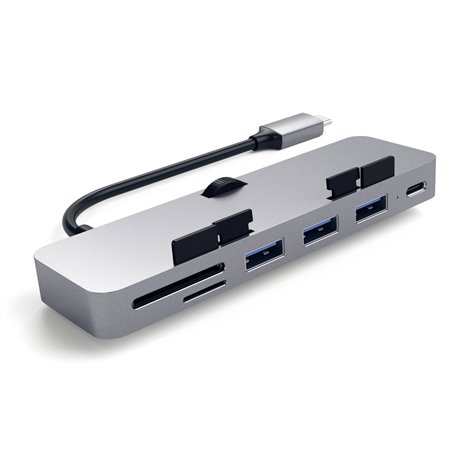 Satechi aluminio Type-C Clamp Hub Pro Space grigio