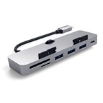 Satechi aluminio Type-C Clamp Hub Pro Space grigio