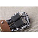 Native Union Belt Cable USB-C to Lightning 1,2m Zebra