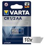 1x10 Varta Lithium CR 1/2 AA 700mAh 3V