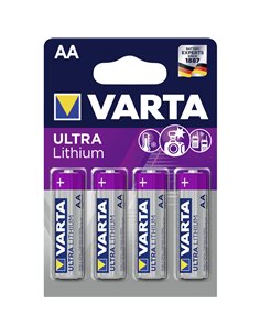 10x4 Varta Ultra Lithium Mignon AA LR 6