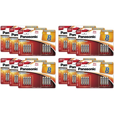 12x8 Panasonic Pro Power LR 03 Micro AAA