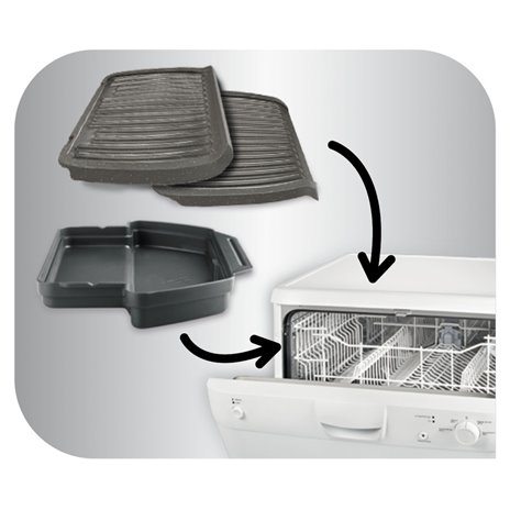 Tefal GC 7058 Optigrill nero