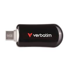 Verbatim Plectra nero 64GB USB-C Flash Drive          30224 2