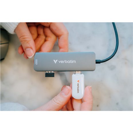 Verbatim Plectra bianco 64GB USB-C Flash Drive          3022