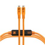 Tether Tools TetherPro USB-C Optima 10G diritta arancio 4,6m