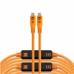 Tether Tools TetherPro USB-C Optima 10G diritta arancio 9,4m