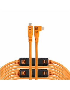 Tether Tools TetherPro USB-C Optima 10G destro arancione 9,4
