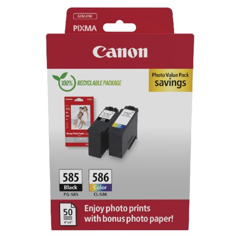 Canon PG-585 / CL-586 Photo Value Pack