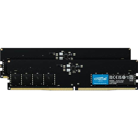 Crucial DDR5-5600 Set 128GB 2x64GB UDIMM CL46 (16Gbit)