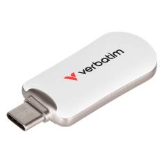 Verbatim Plectra bianco 128GB USB-C Flash Drive          302