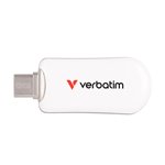 Verbatim Plectra bianco 128GB USB-C Flash Drive          302