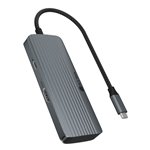 Raidsonic ICY BOX IB-DK4022a-CPD USB tipo C Dockingstation