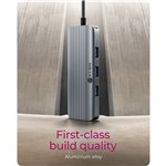 Raidsonic ICY BOX IB-DK4034a-CPD USB tipo C Dockingstation