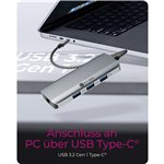 Raidsonic ICY BOX IB-DK4034a-CPD USB tipo C Dockingstation