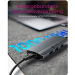 Raidsonic ICY BOX IB-DK4034a-CPD USB tipo C Dockingstation