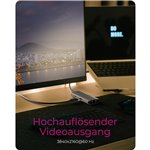 Raidsonic ICY BOX IB-DK4034a-CPD USB tipo C Dockingstation