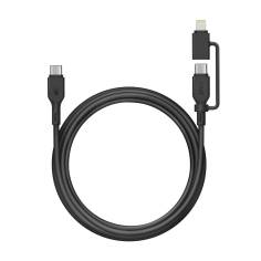 GP 60W Lade- & Sync Kabel USB-A auf USB-C und Lightning