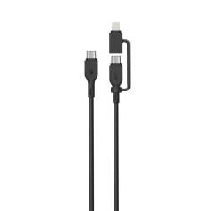 GP 60W Lade- & Sync Kabel USB-A auf USB-C und Lightning 2