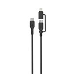GP 60W Lade- & Sync Kabel USB-A auf USB-C und Lightning