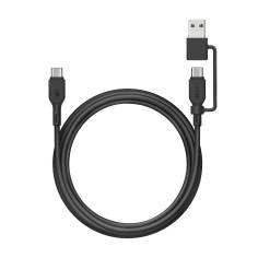 GP 240W Lade- & Sync Kabel USB-A auf USB-C und USB-A
