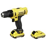 DeWalt DCD710D2-QW 10,8V 2x 2 Ah Akku-Bohrschrauber + valigi
