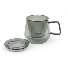 Bredemeijer Tea for one Livorno 350ml Glas schwarz        16 2