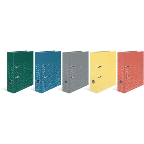 1x5 Herma Ordner Color Standard grün/blau/grau/gelb/rot    2