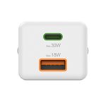Hama Mini-Schnellladegrät PD 35W 1xUSB-C/1xUSB-A weiß      2