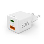 Hama Mini-Schnellladegrät PD 35W 1xUSB-C/1xUSB-A weiß      2
